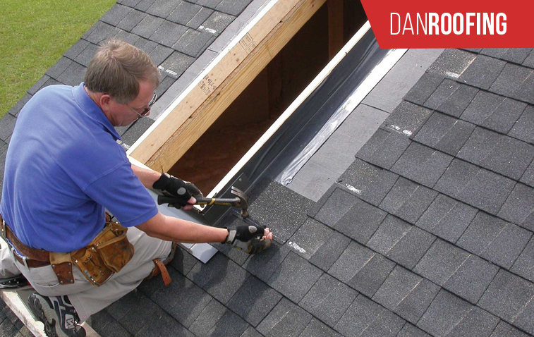 Installation of a roof overlay being applied to an existing roof.